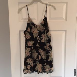 Honey Punch floral romper